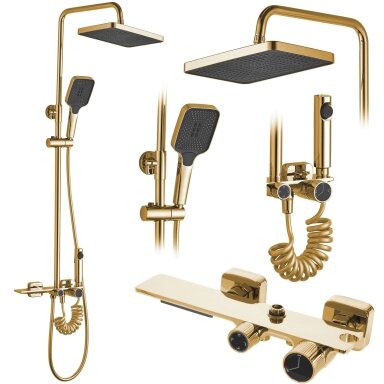 Dušo komplektas HELIX Gold