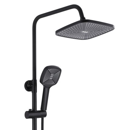 Dušo komplektas ARGUS BLACK MATT 2