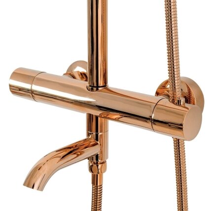 Purškimo rinkinys su termostatu Lungo Copper 9 Purškimo rinkinys su termostatu Lungo Copper 9