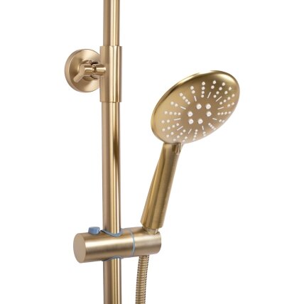 Dušo komplektas su termostatu Lungo Gold Brush 6