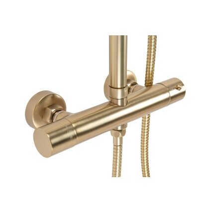 Dušo komplektas su termostatu PAROT BRUSHED GOLD 1