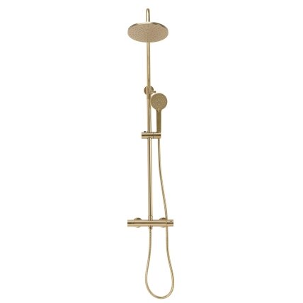 Dušo komplektas su termostatu PAROT BRUSHED GOLD 3