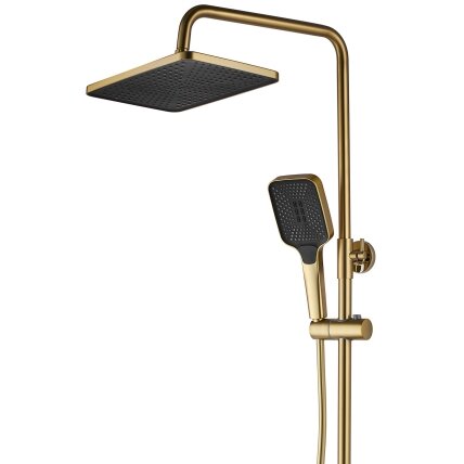 Dušo komplektas su termostatu ROB Gold Brush 7 Dušo komplektas su termostatu ROB Gold Brush 7