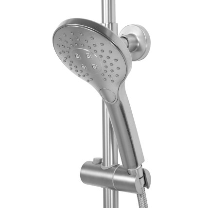 Dušo komplektas su termostatu VINCENT NICKEL BRUSH INOX 5 Dušo komplektas su termostatu VINCENT NICKEL BRUSH INOX 5
