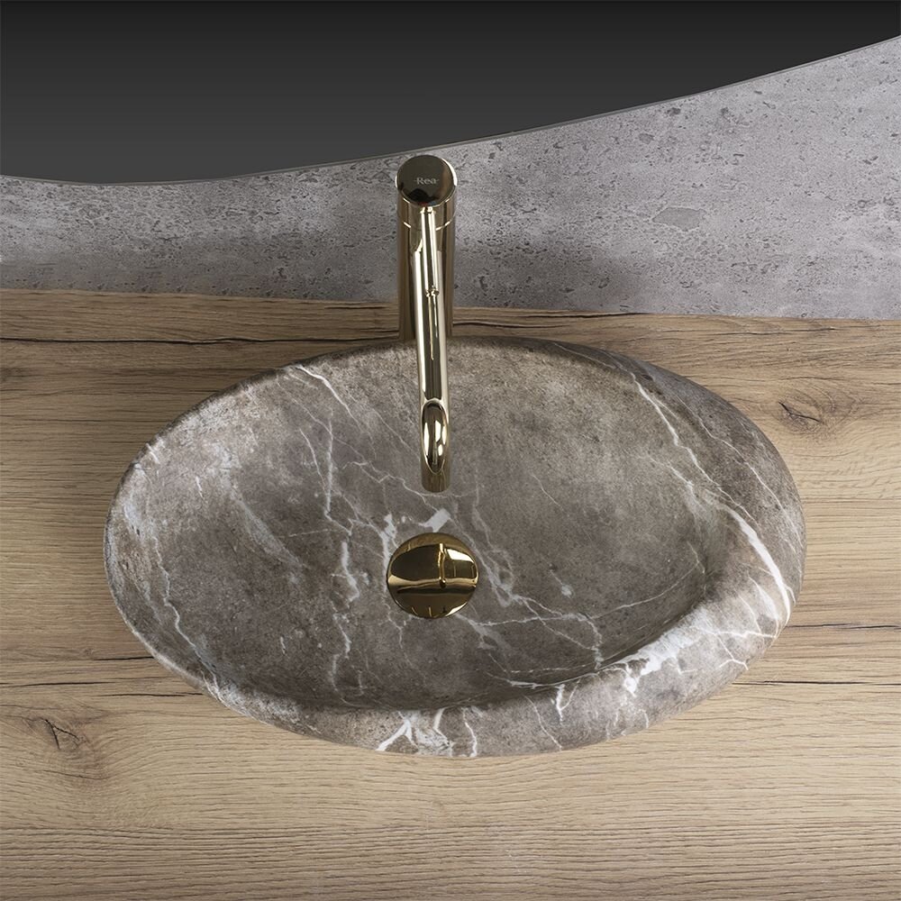 " Roxy B Stone NATURE" stalviršio praustuvas 3 " Roxy B Stone NATURE" stalviršio praustuvas 3