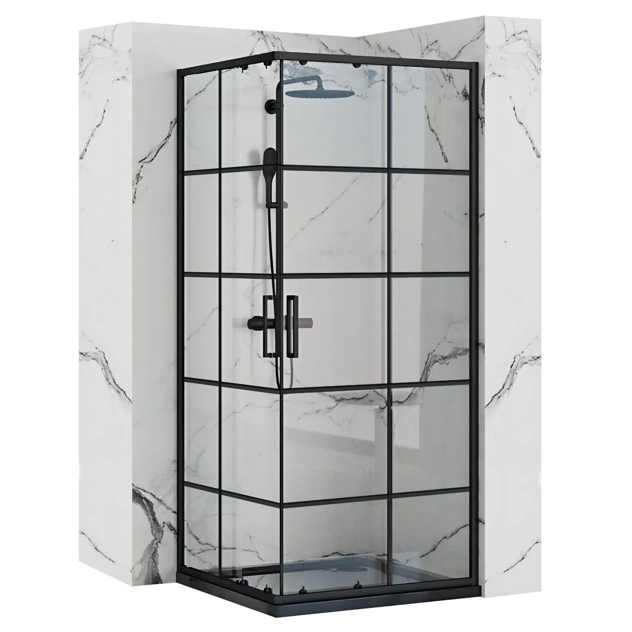 Concept Black dušo kabina 90x90 Concept Black dušo kabina 90x90