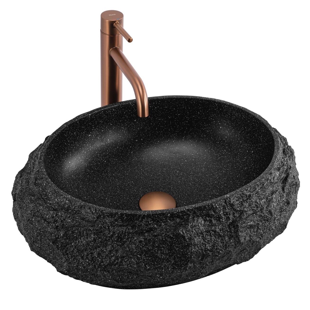 Mika Black stalviršio praustuvas 1 Mika Black stalviršio praustuvas 1