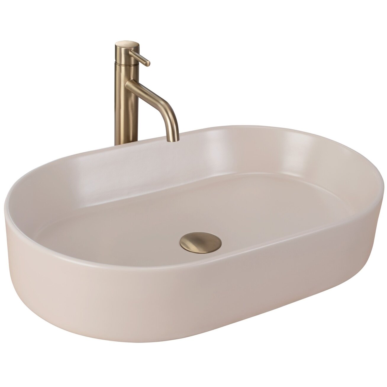 NADIA 60 BEIGE MATT stalviršio praustuvas NADIA 60 BEIGE MATT stalviršio praustuvas