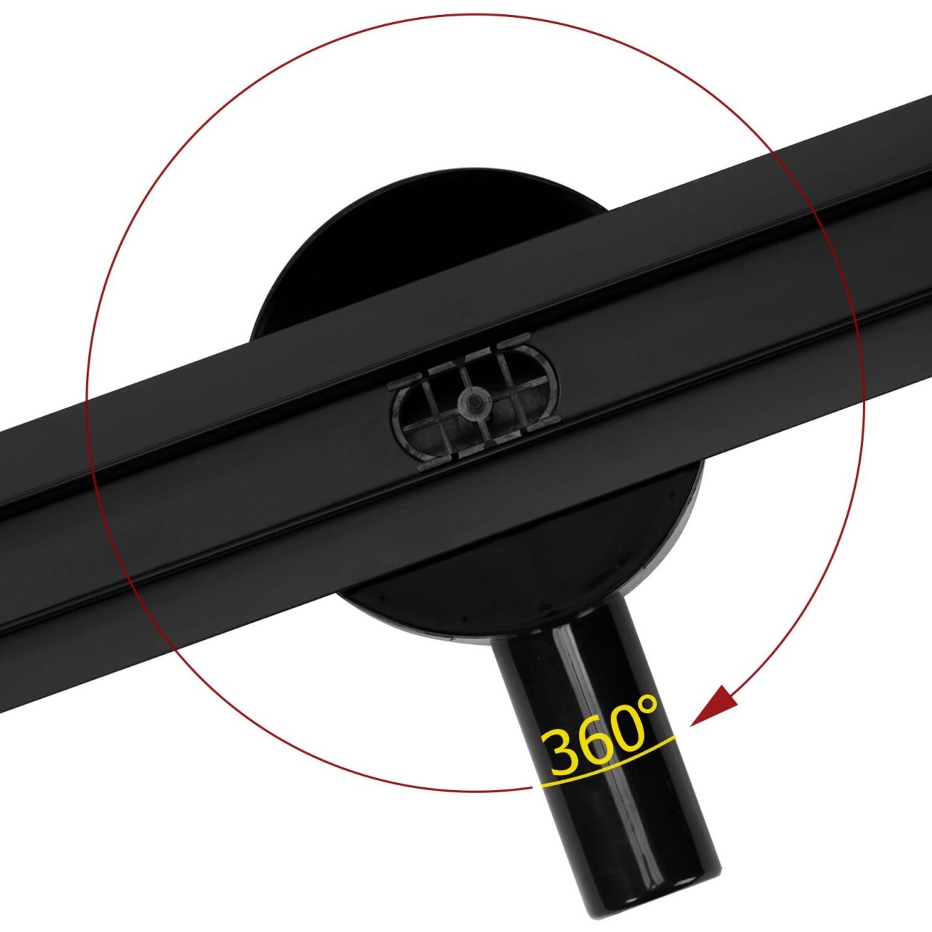 NEO Slim Pro Black 80 Dušo latakas 1 NEO Slim Pro Black 80 Dušo latakas 1