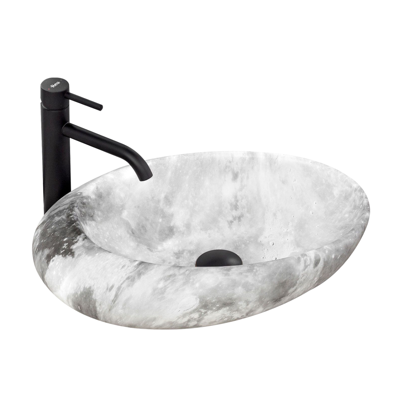 " Roxy C Stone L.GREY" stalviršio praustuvas 10