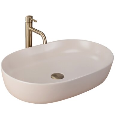 CLEO 61 BEIGE MATT stalviršio praustuvas CLEO 61 BEIGE MATT stalviršio praustuvas