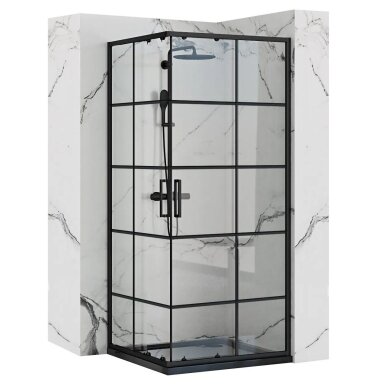 Concept Black dušo kabina 90x90