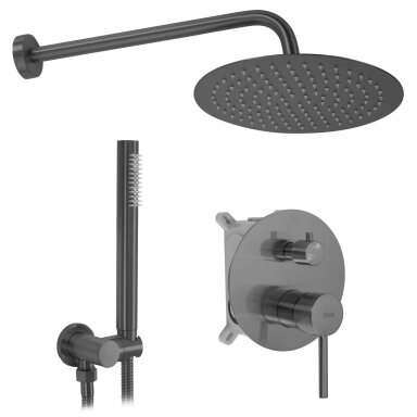 Lungo Titan juodas paslėptas dušo rinkinys + DĖŽUTĖ Lungo Titan juodas paslėptas dušo rinkinys + DĖŽUTĖ