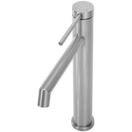 Foss praustuvo maišytuvas šlifuoto nikelio Inox aukšto 4 Foss praustuvo maišytuvas šlifuoto nikelio Inox aukšto 4