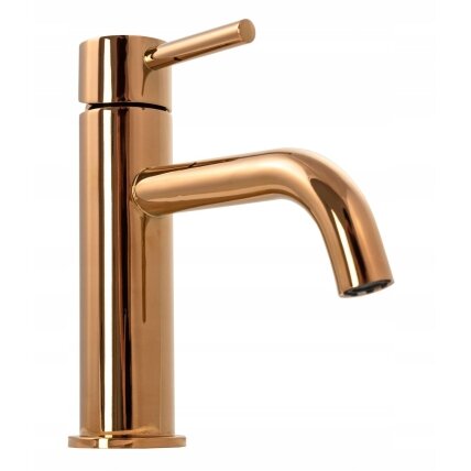 " Lungo Copper" praustuvo maišytuvas žemas 12