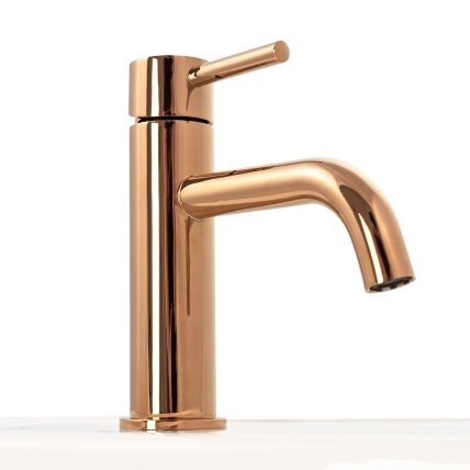 " Lungo Copper" praustuvo maišytuvas žemas 8 " Lungo Copper" praustuvo maišytuvas žemas 8