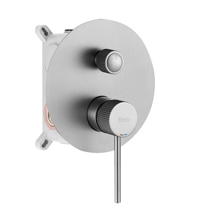 Lungo Stripe Nickel Brush juodas paslėptas dušo rinkinys + DĖŽUTĖ 2 Lungo Stripe Nickel Brush juodas paslėptas dušo rinkinys + DĖŽUTĖ 2