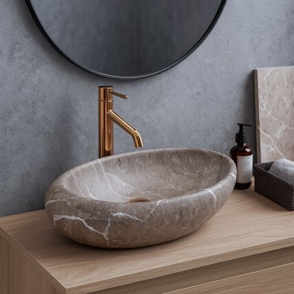 " Roxy B Stone NATURE" stalviršio praustuvas 5 " Roxy B Stone NATURE" stalviršio praustuvas 5