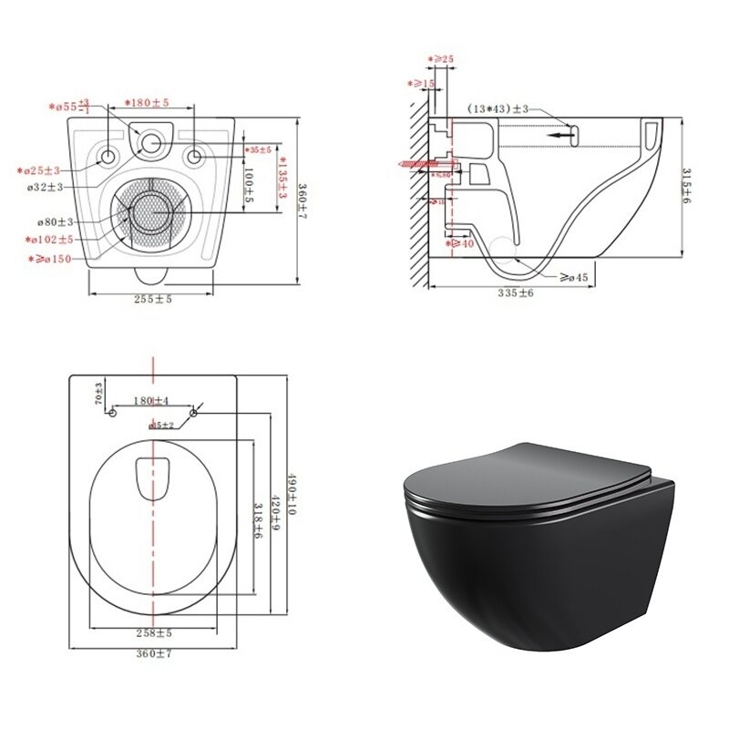 WC KOMPLEKTAS SU POTINKINIU RĖMU IR MYGTUKU WC464 17