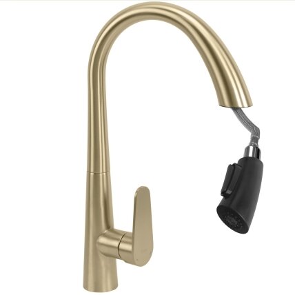 Ross virtuvės maišytuvas BRUSHED GOLD 2 Ross virtuvės maišytuvas BRUSHED GOLD 2