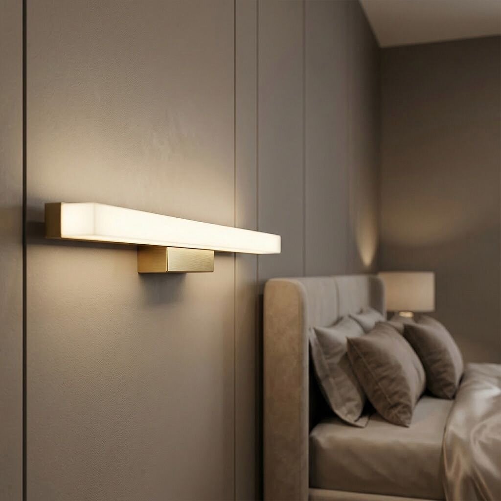 Sieninė lempa LED 60CM APP1852-1W BRUSH GOLD 6