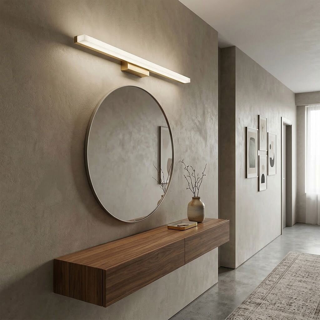 Sieninė lempa LED 80CM APP1853-1W BRUSH GOLD 4 Sieninė lempa LED 80CM APP1853-1W BRUSH GOLD 4
