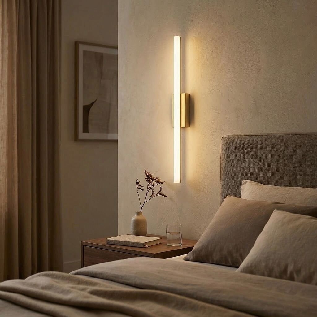 Sieninė lempa LED 80CM APP1853-1W BRUSH GOLD 5