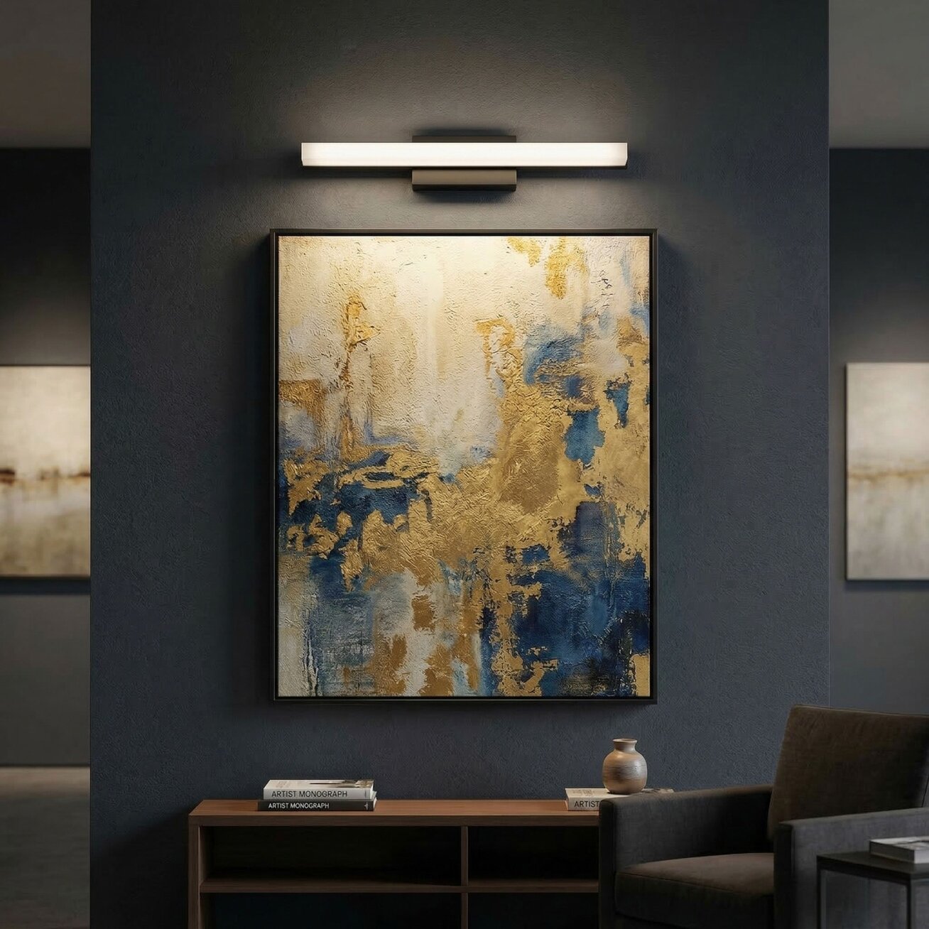 Sieninė lempa LED 42CM APP1854-1W BLACK 2