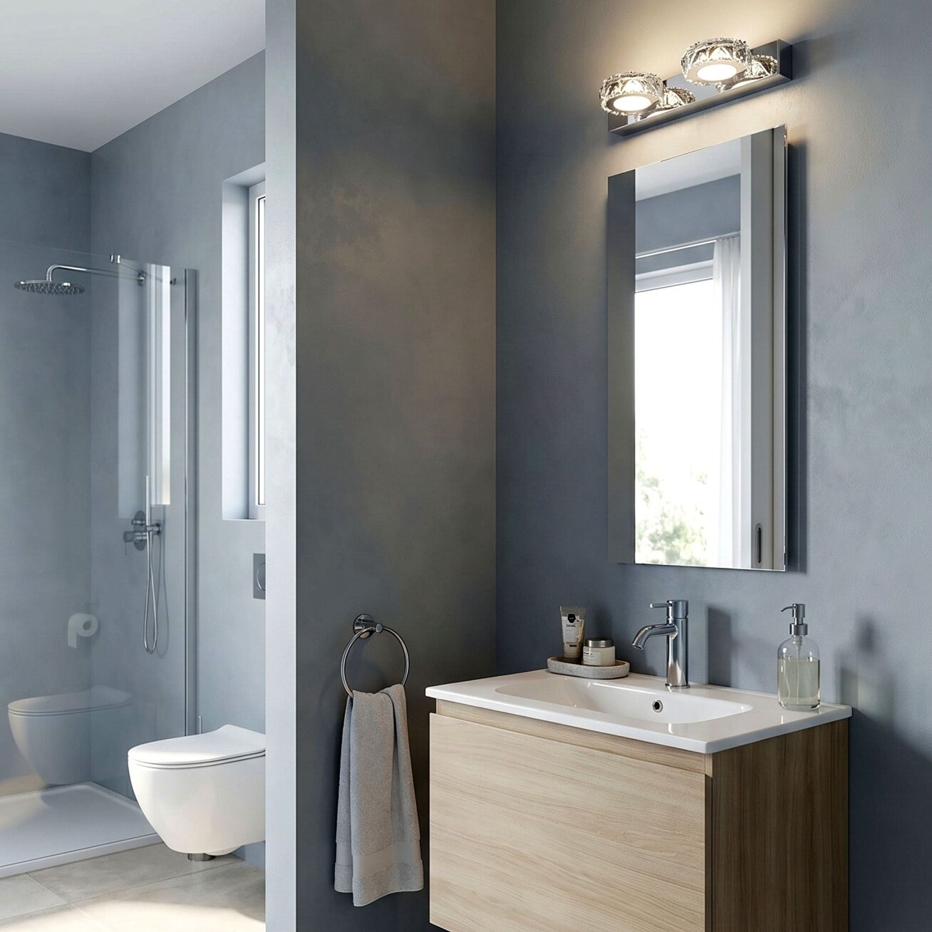 Sieninė lempa LED APP1936-2W CHROME 6 Sieninė lempa LED APP1936-2W CHROME 6