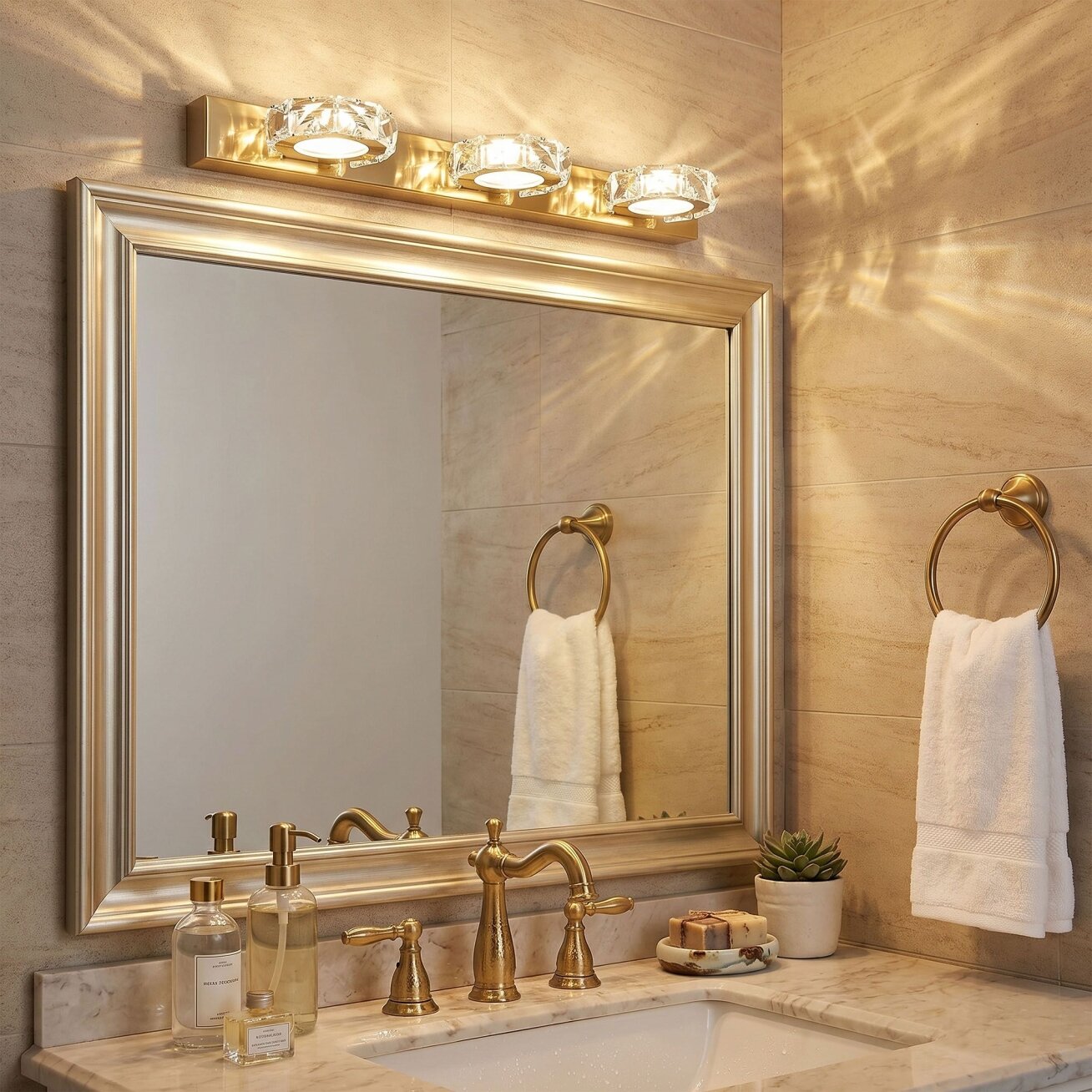Sieninė lempa LED APP1939-3W GOLD 4