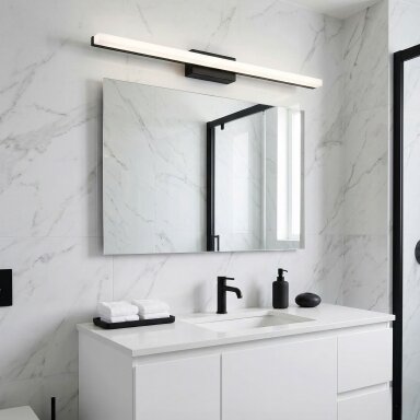 Sieninė lempa LED 80CM APP1856-1W BLACK