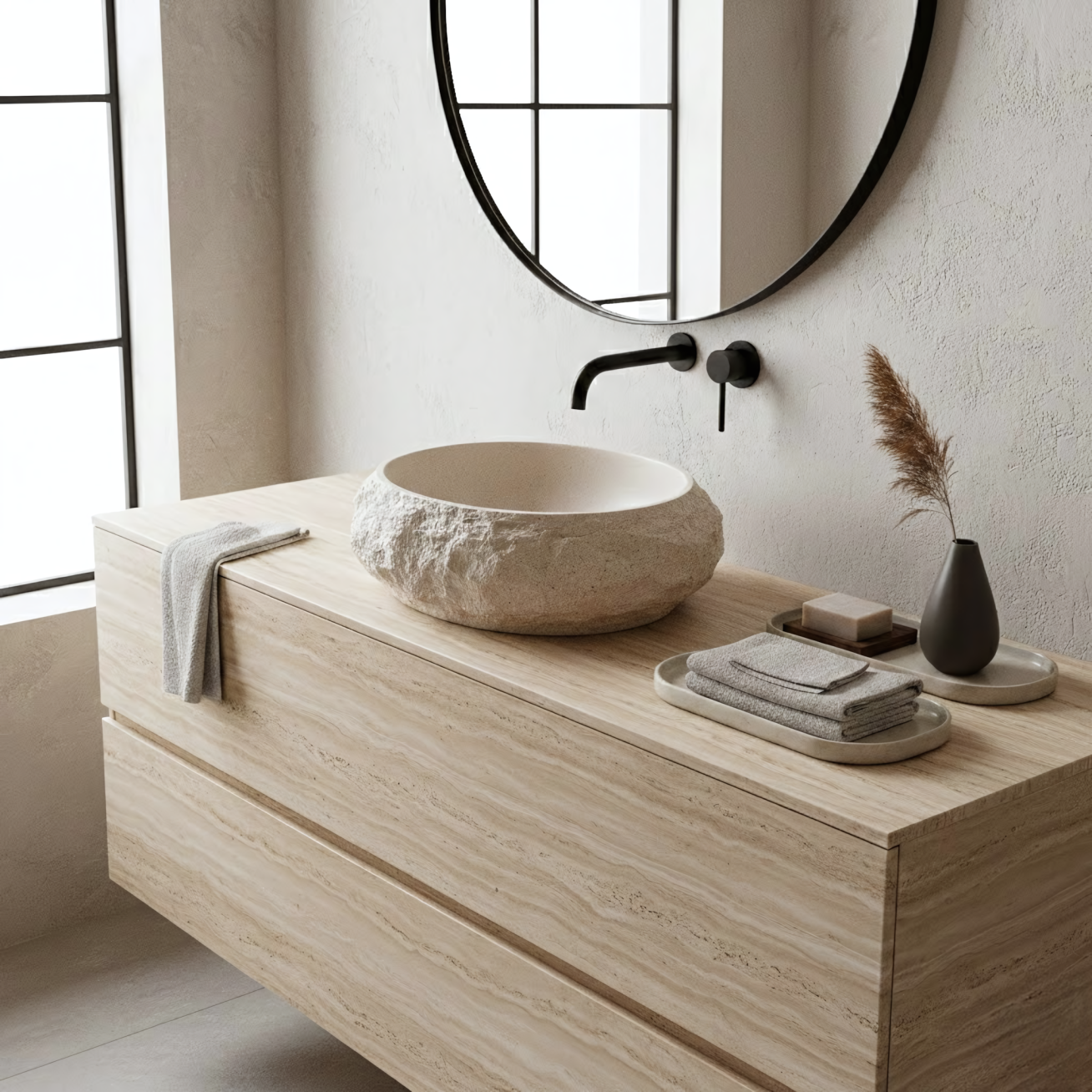 Stalviršio praustuvas Mika Warm Beige 6