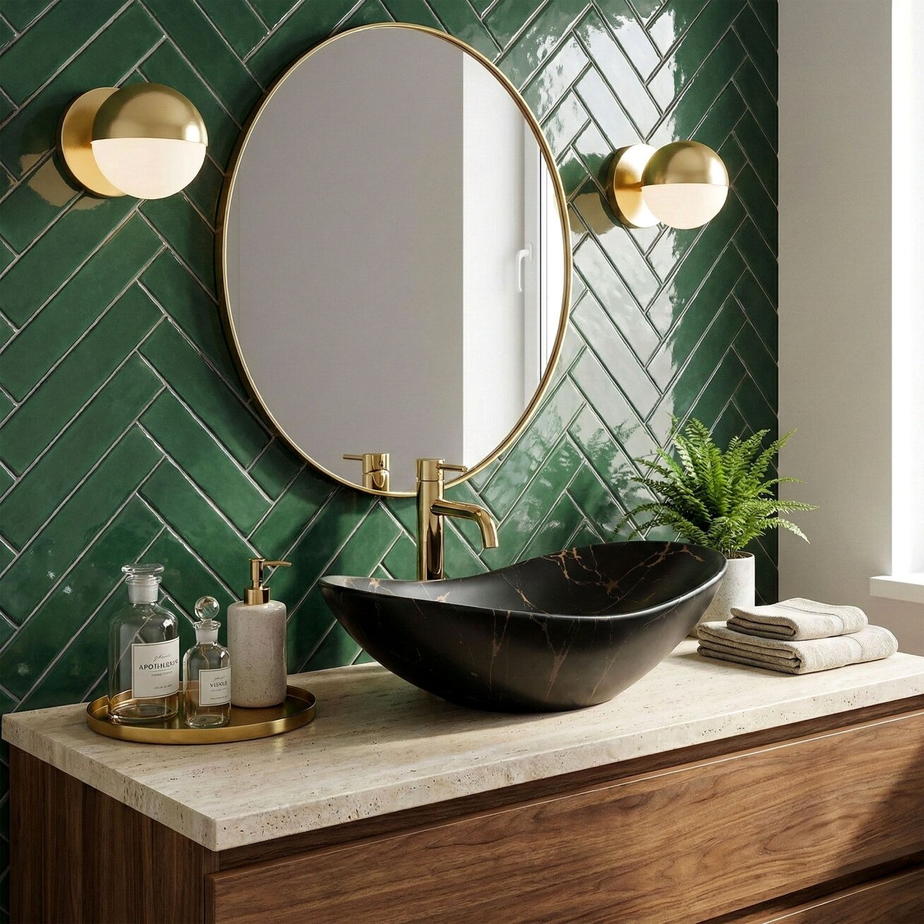 Stalviršio Praustuvas Royal 60 JUODA Marble Mat 4