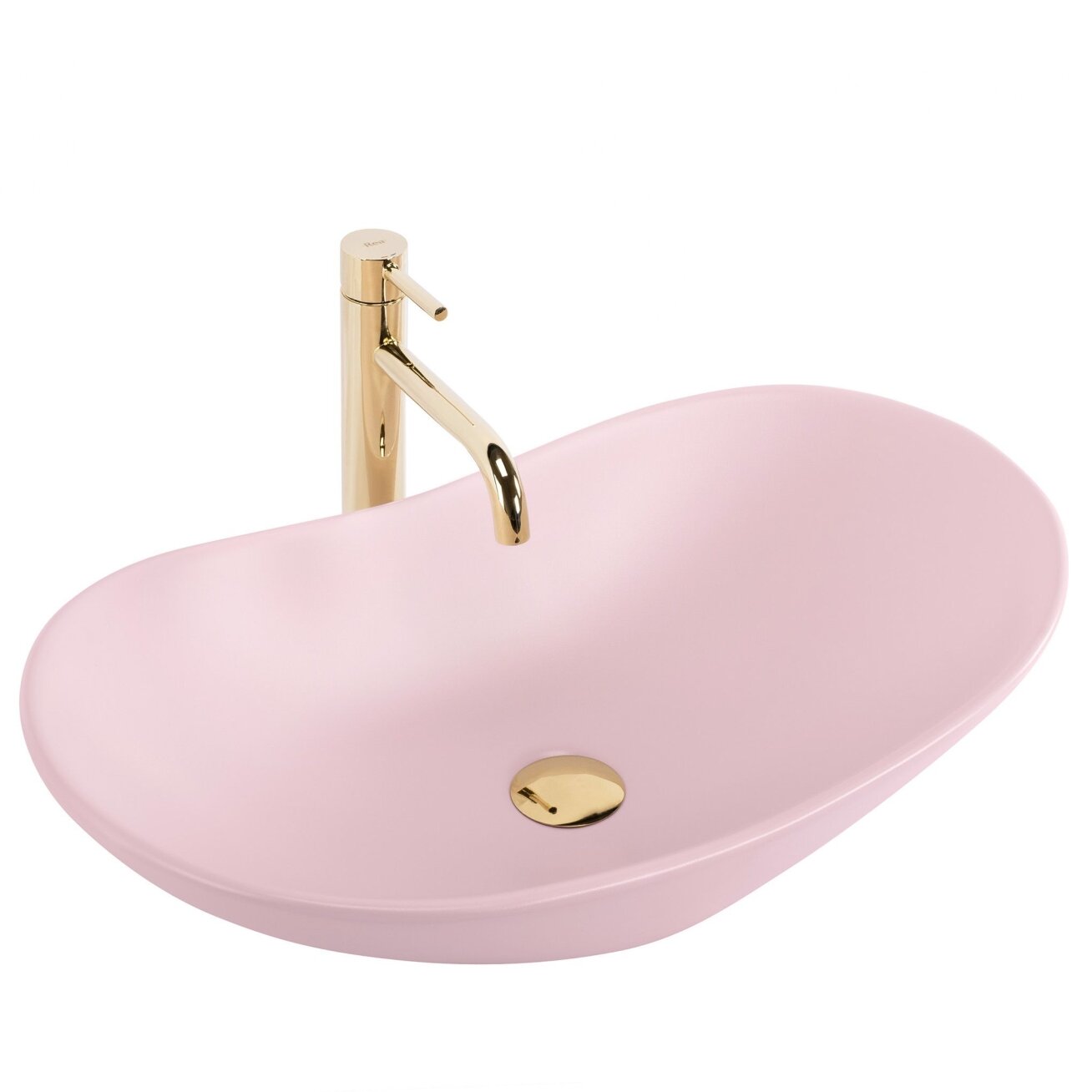 Stalviršio Praustuvas Royal Powder Pink Matt 3 Stalviršio Praustuvas Royal Powder Pink Matt 3