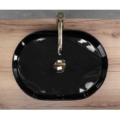 STALVIRŠIO PRAUSTUVAS Nadia 50 Black Stone