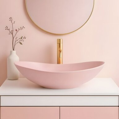 Stalviršio Praustuvas Royal Powder Pink Matt