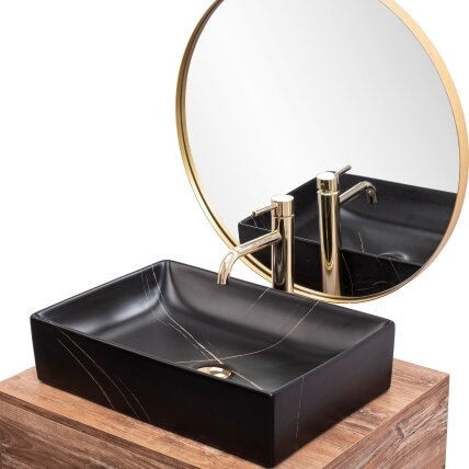 STALVIRŠIO PRAUSTUVAS Inga Black Marble Mat 2