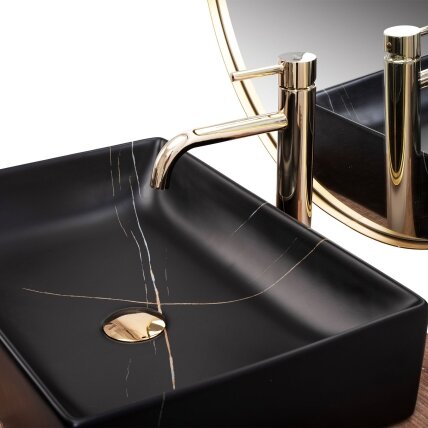 STALVIRŠIO PRAUSTUVAS Inga Black Marble Mat 7 STALVIRŠIO PRAUSTUVAS Inga Black Marble Mat 7