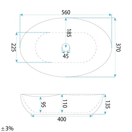 Stalviršio praustuvas Emilia Grid 7