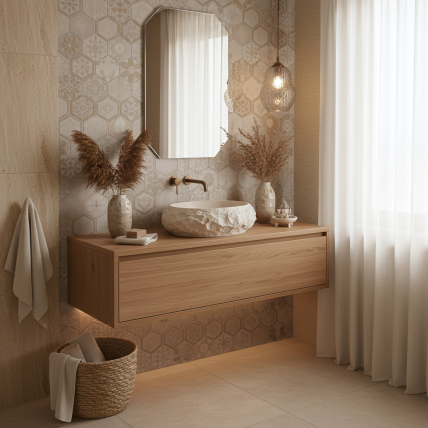 Stalviršio praustuvas Mika Warm Beige 5