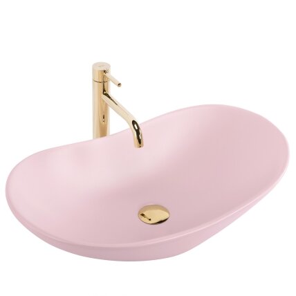 Stalviršio Praustuvas Royal Powder Pink Matt 3 Stalviršio Praustuvas Royal Powder Pink Matt 3
