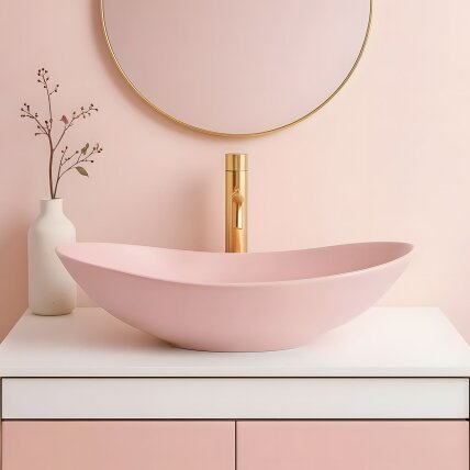Stalviršio Praustuvas Royal Powder Pink Matt
