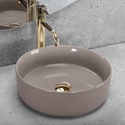 Stalviršio Praustuvas Sami Beige Shiny 2