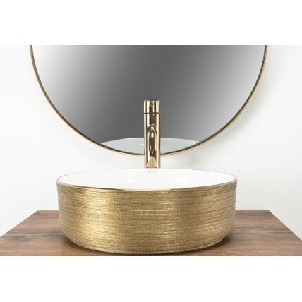 STALVIRŠIO PRAUSTUVAS Sami White Brush Gold 2 STALVIRŠIO PRAUSTUVAS Sami White Brush Gold 2
