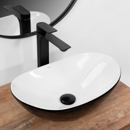 Stalviršio Praustuvas Royal Mini Black White 6 Stalviršio Praustuvas Royal Mini Black White 6