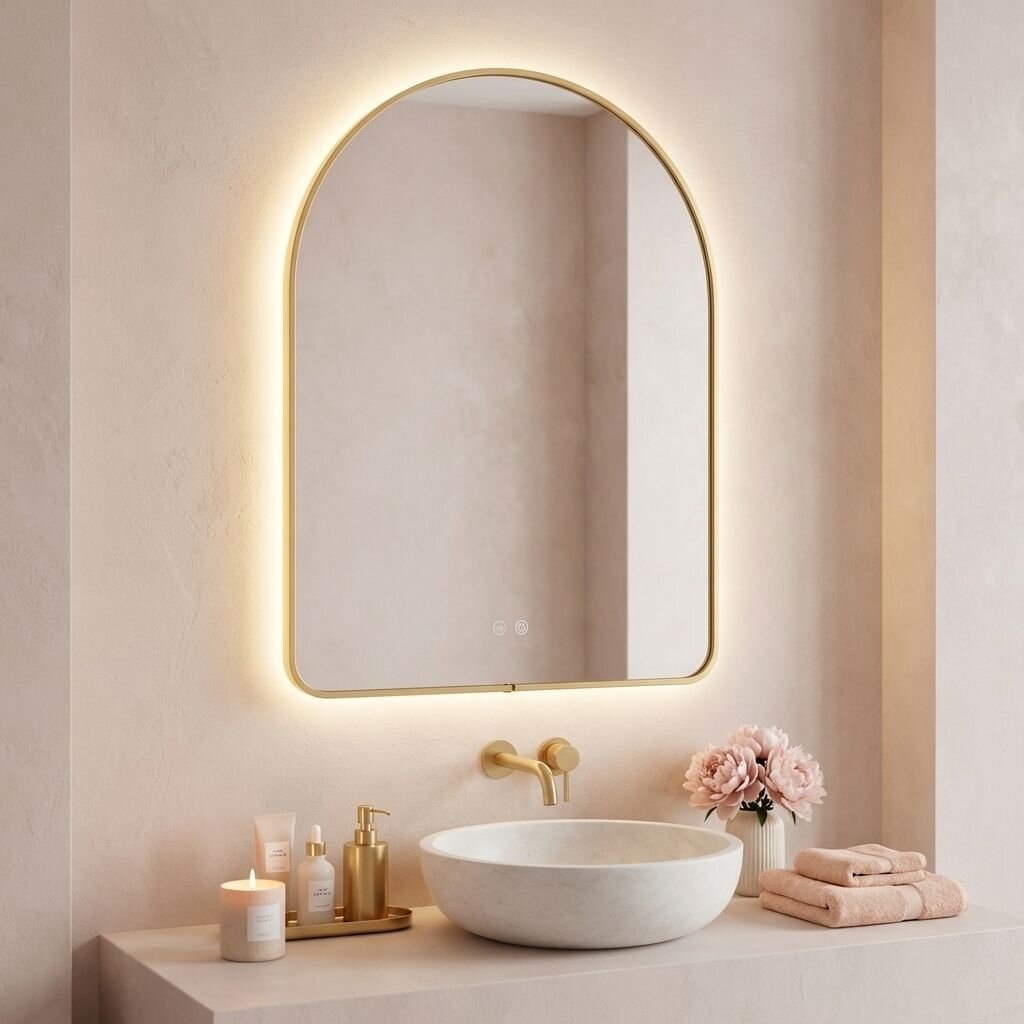 Veidrodis LED 80x60cm CAMLOT 6 Veidrodis LED 80x60cm CAMLOT 6