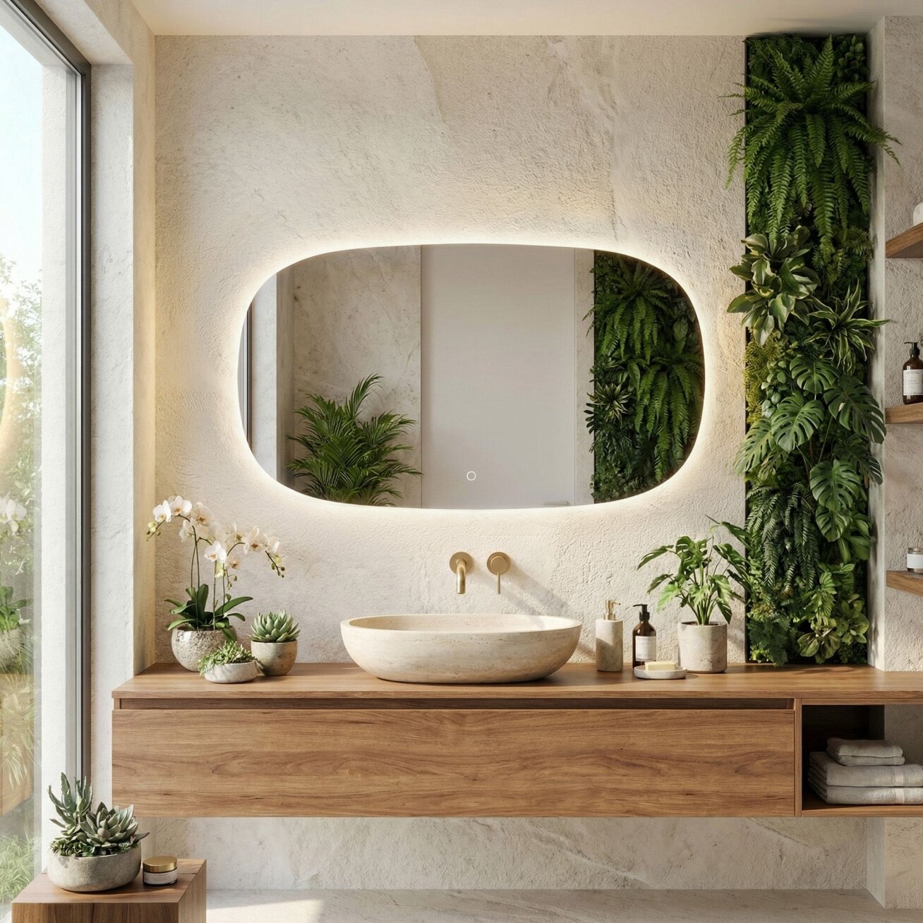 Veidrodis LED 100x60cm TOP-4 4
