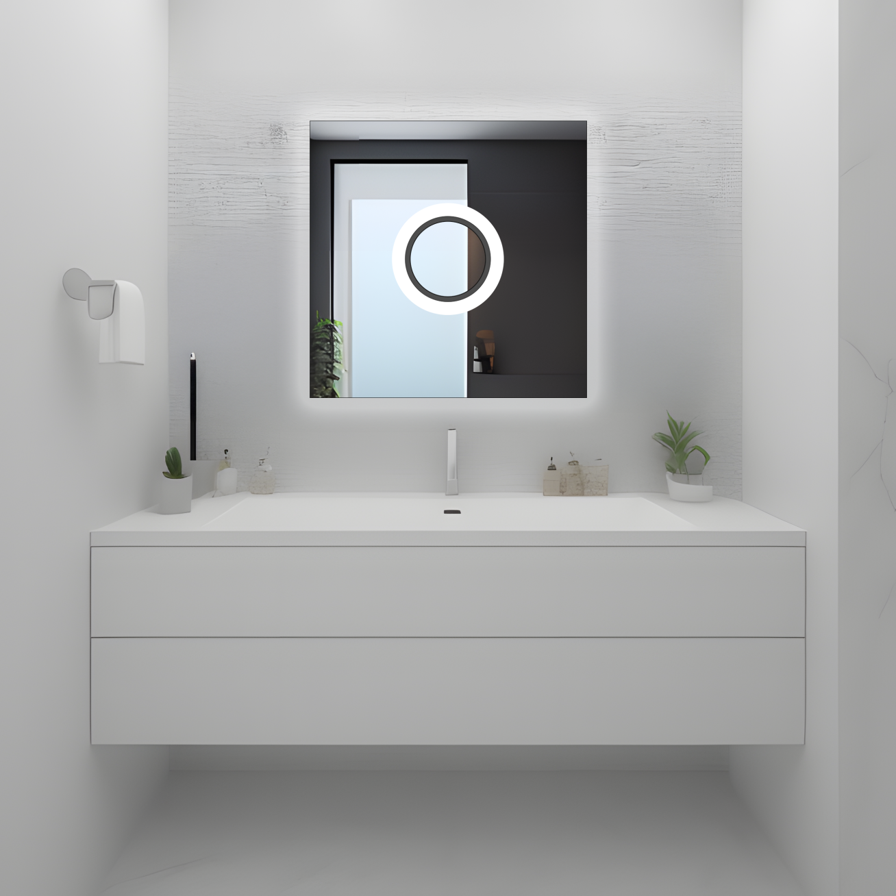 Veidrodis LED 60x60 YH-BL-12 5 Veidrodis LED 60x60 YH-BL-12 5