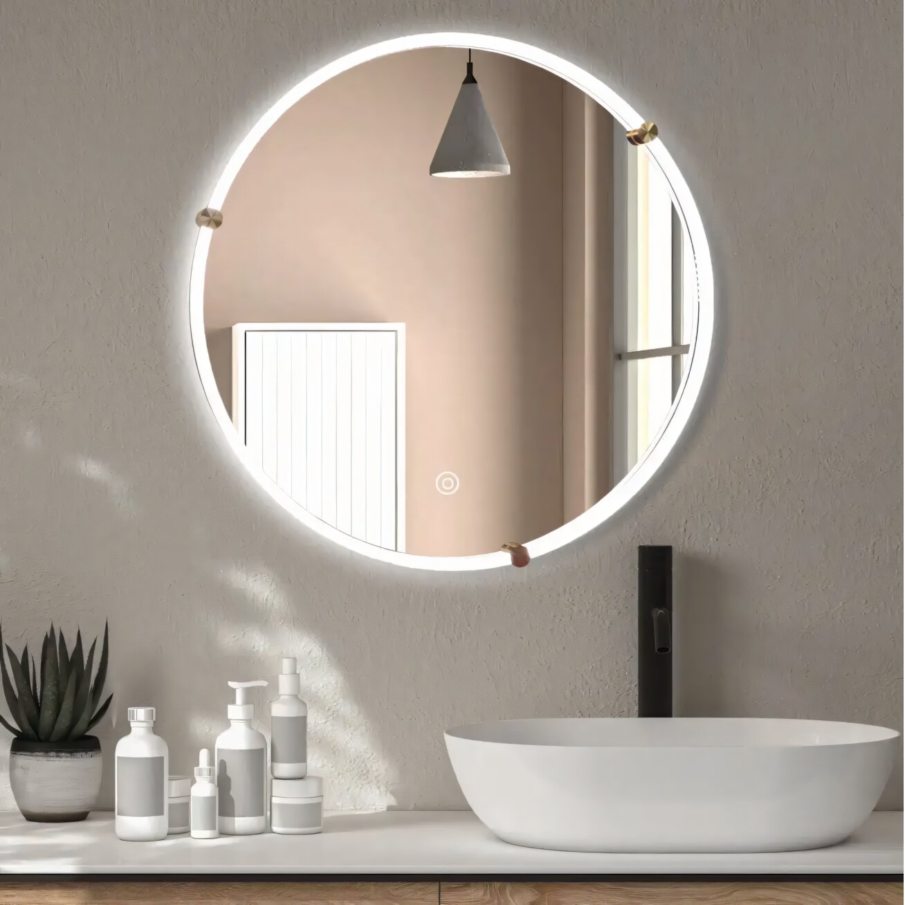Veidrodis LED 70cm BL805 10