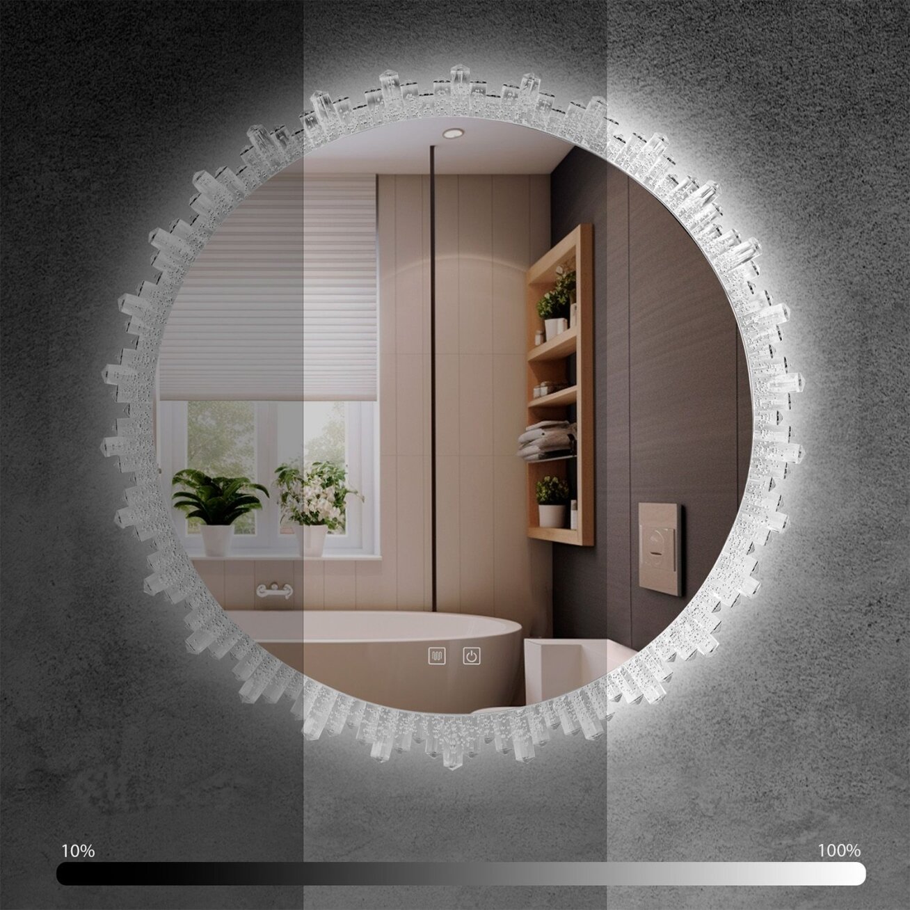 Veidrodis LED 80cm X013 3